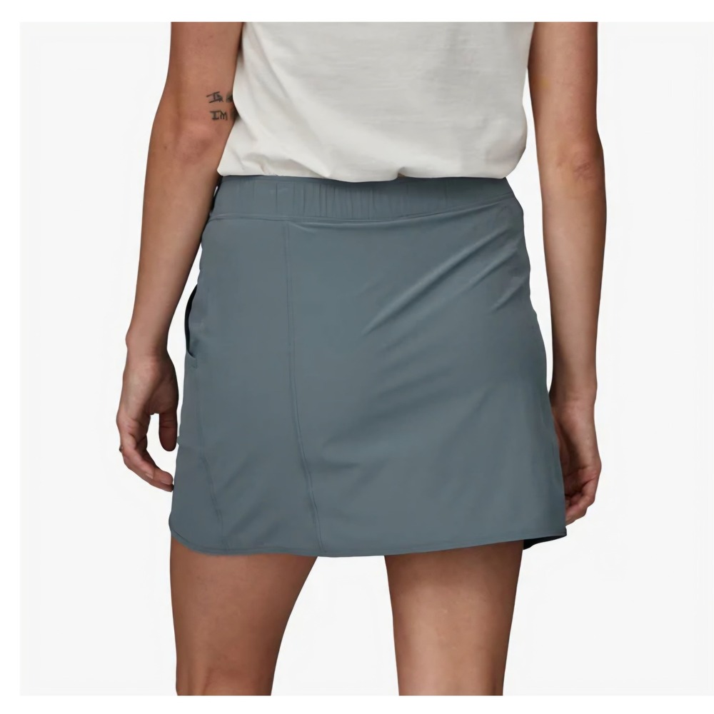 Patagonia Women's Blue Active Skort Small Built-in Shorts Golf Hiking Outdoor - Picture 2 of 9